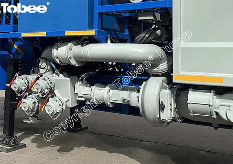 Sandmaster Pump on Frac Truck