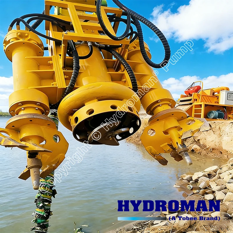 Submersible Hydraulic Pump for Mud and Gravel