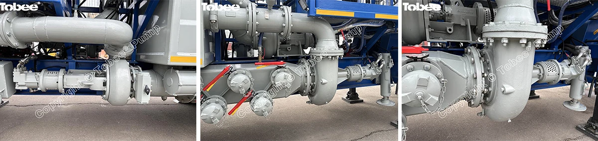 Sandman® Hydraulic Driven Sandmaster Centrifugal Sand Pump on Frac Truck