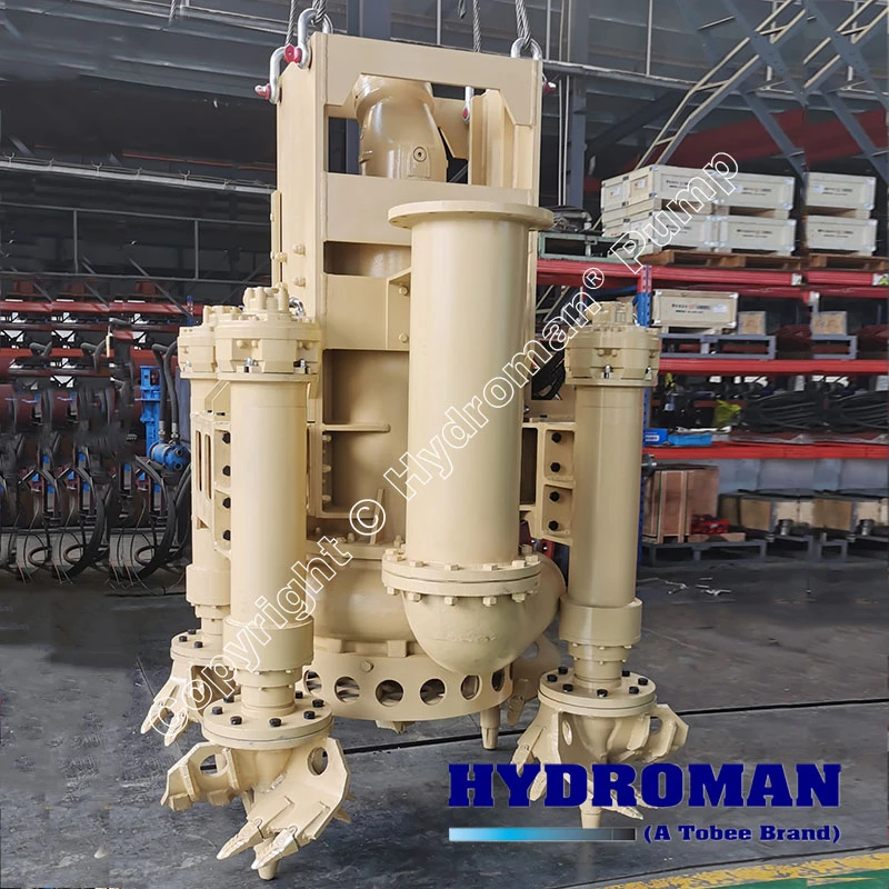 Hydraulic Dredging Pump with 4 side Cutters