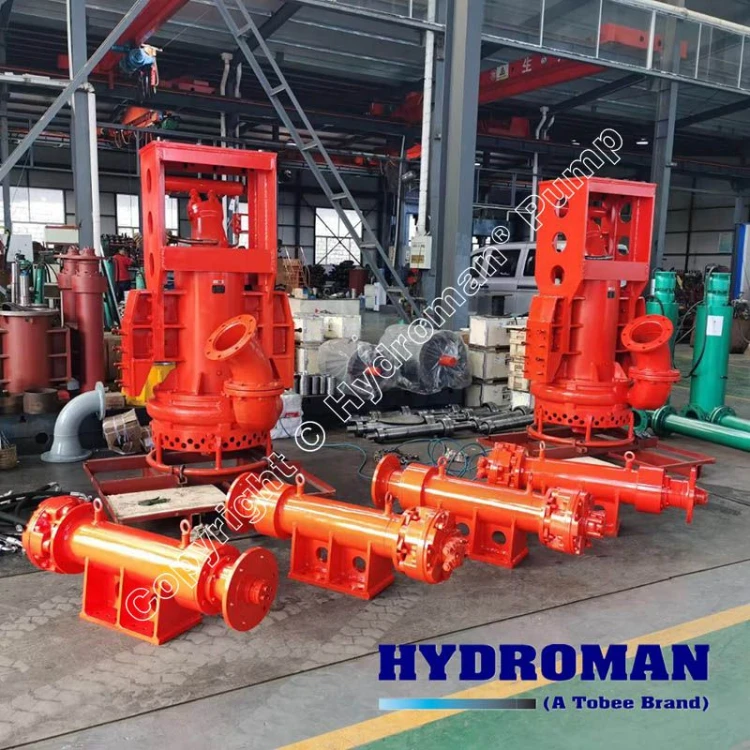Vertical Hydraulic Pumps for Submersible Slurry Transfer