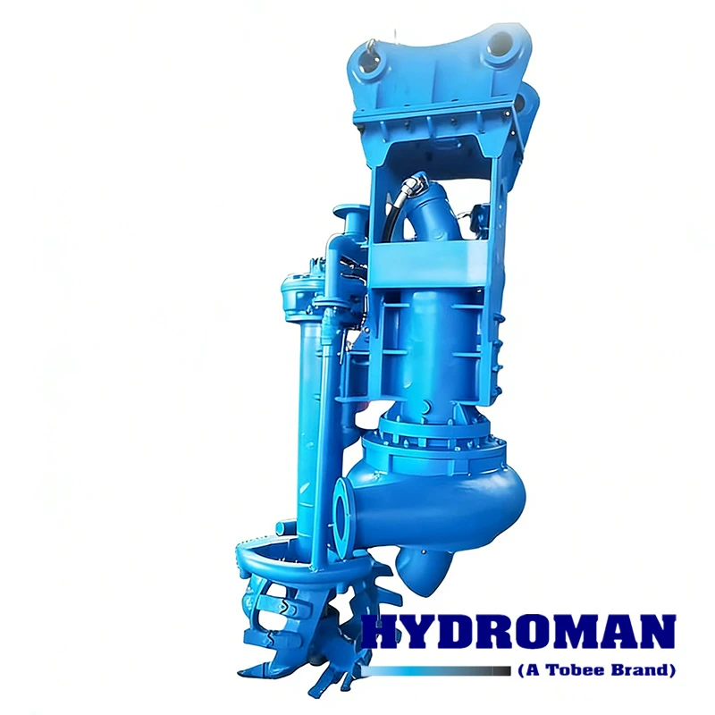 Hydraulic Excavator Dredge Pump with Head Cutter
