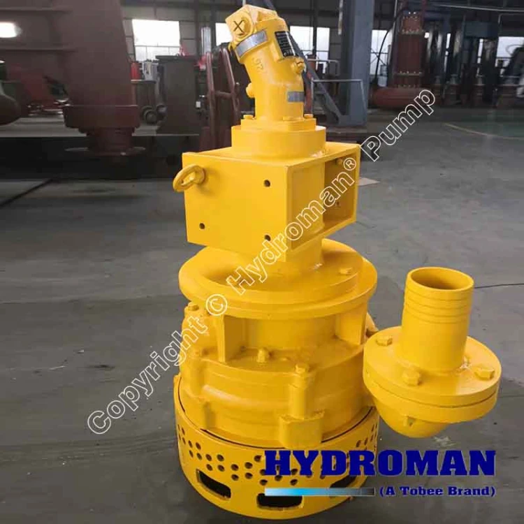 Hydraulic Dredge Pump on Hitachi EX200
