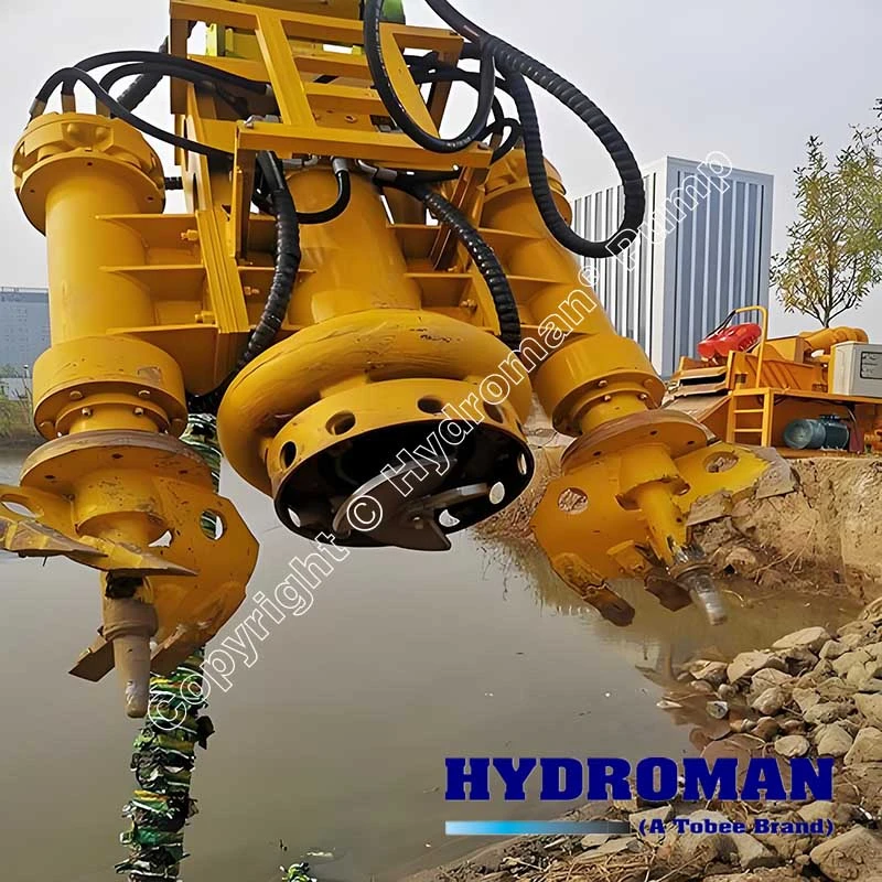 Submersible Hydraulic Pump for Underwater Sand Remova