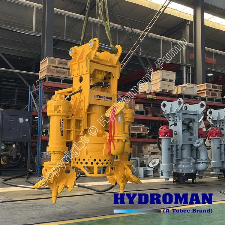 Vertical Hydraulic Submersible Sludge Pump for Excavator
