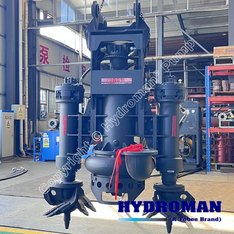 Excavator Mounted Hydraulic Dredge Pump Attachment