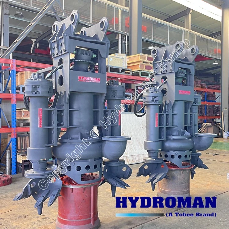 Vertical Hydraulic Slurry Pump with Excavating Cutting Heads