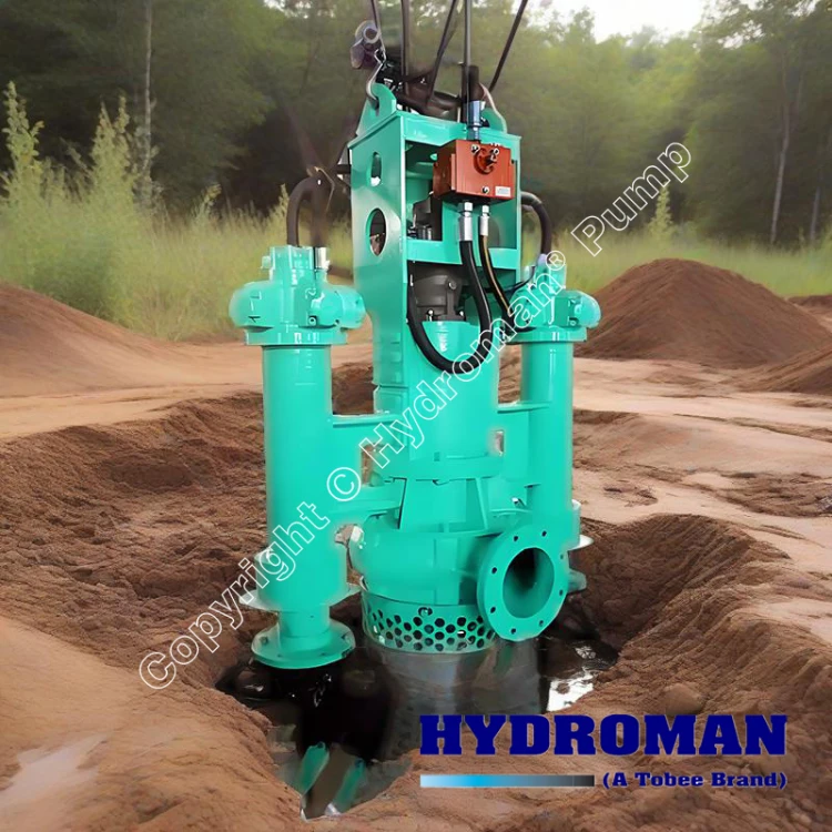 6 Inch Excavator Hydraulic Submersible Slurry Pump
