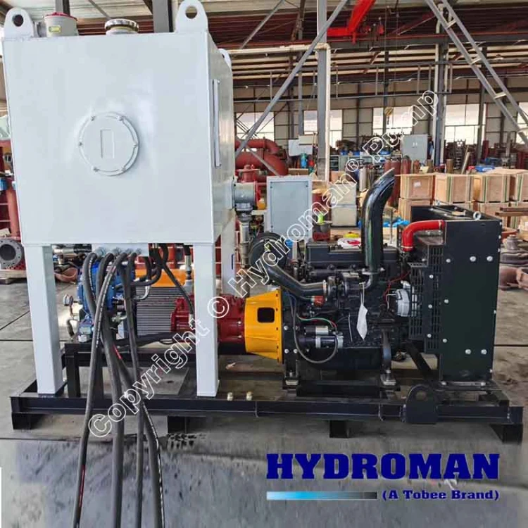 Vertical Hydraulic Pump with Diesel Power Pack