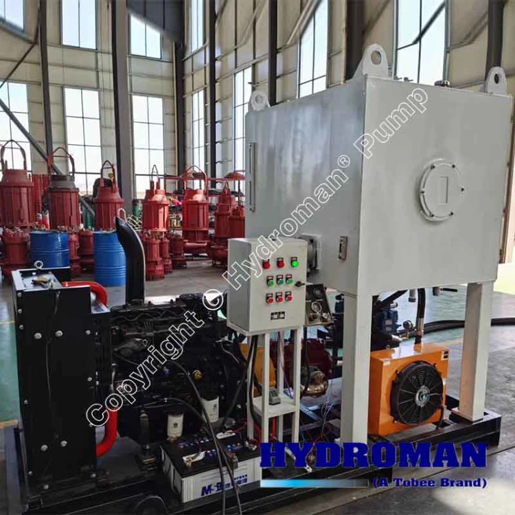 6 Inch Hydraulic Submersible Pump with Power Unit