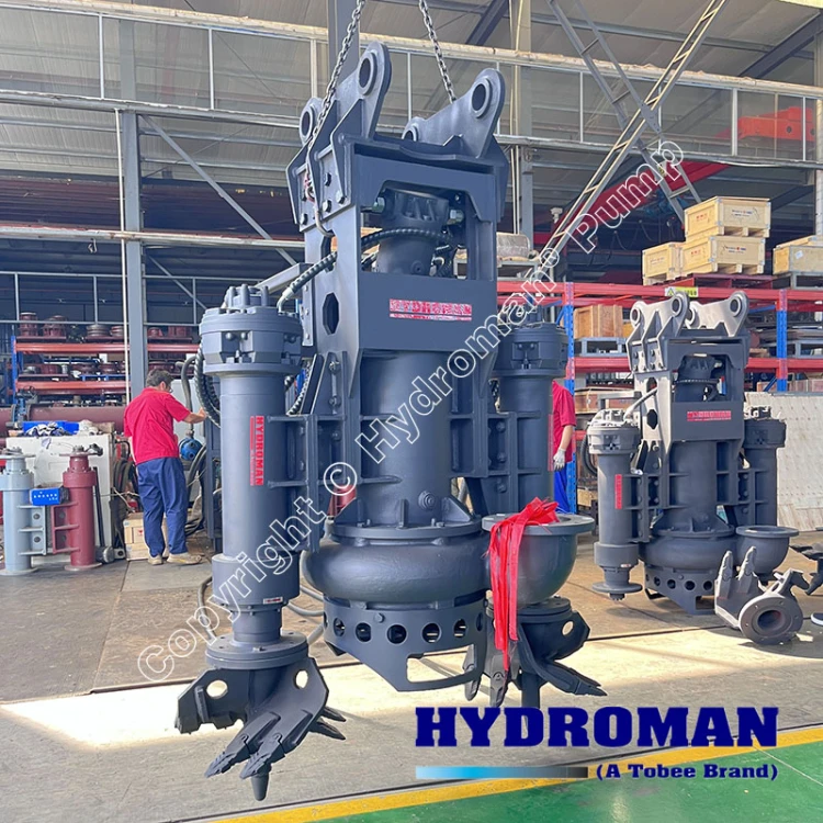 90kW Excavator Driven Submerged Slurry Pump