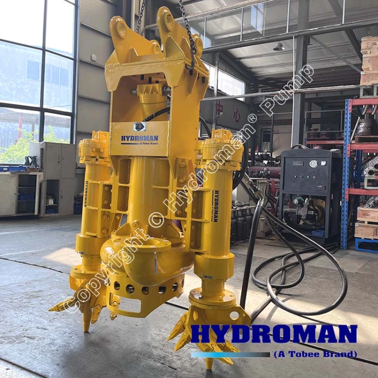 75kW Excavator Driven Submerged Dredging Pump Unit