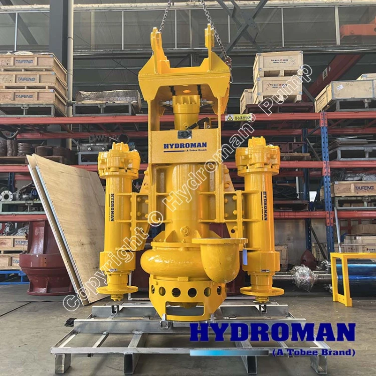 75kW Excavator Driven Submerged Solids Handling Pump