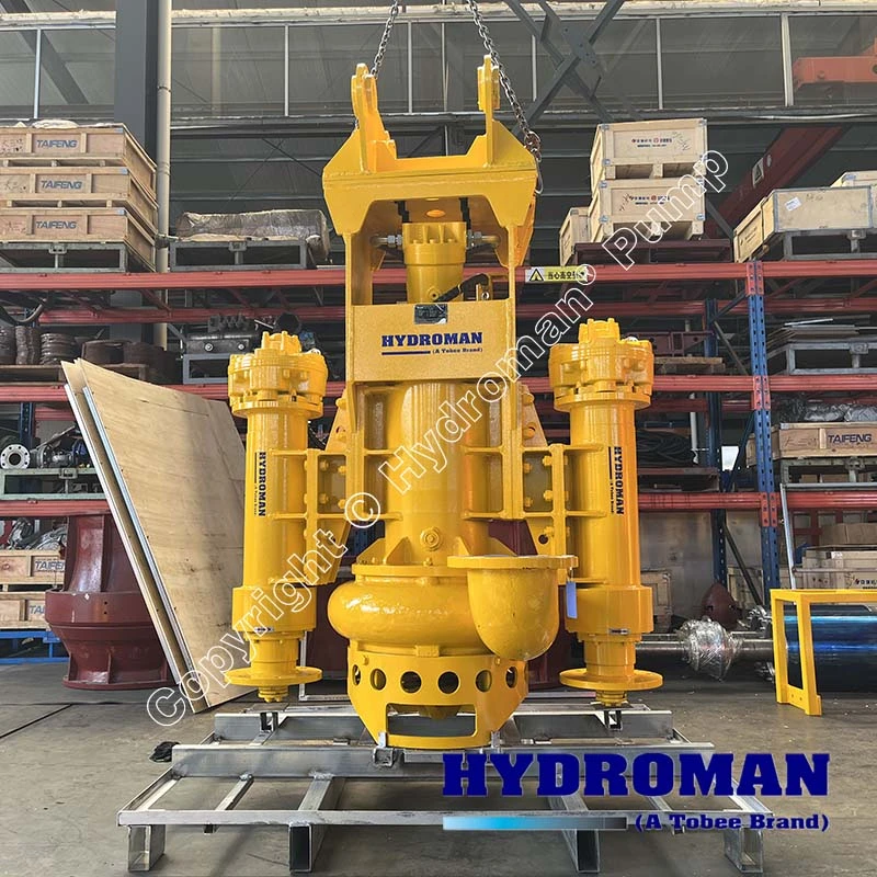 75kW Excavator Driven Submerged Solids Handling Pump