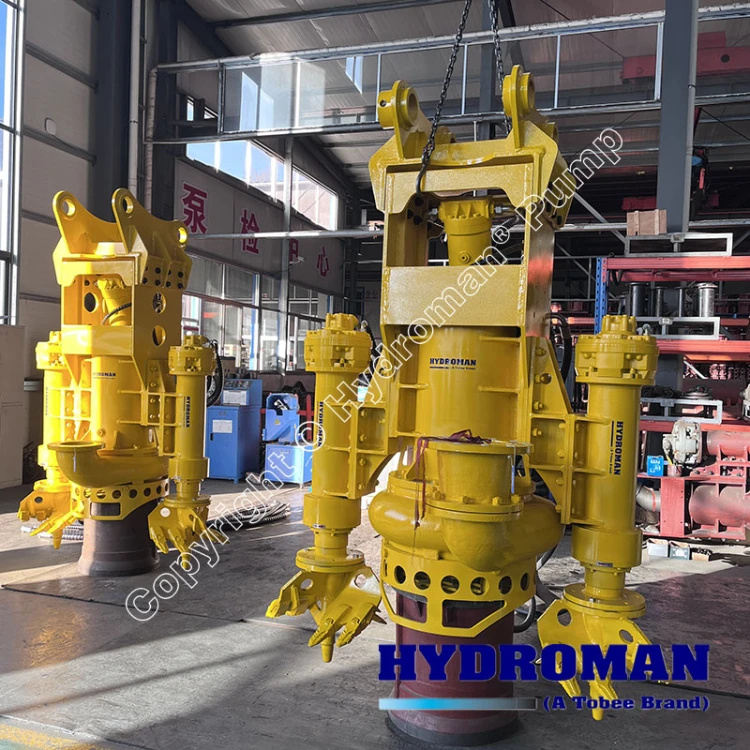 Underwater Hydraulic Submersible Pump for Canal Cleaning