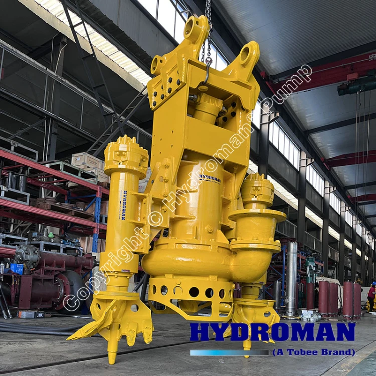 Canal Slurry Sand Sediment Dredging Hydraulic Pump