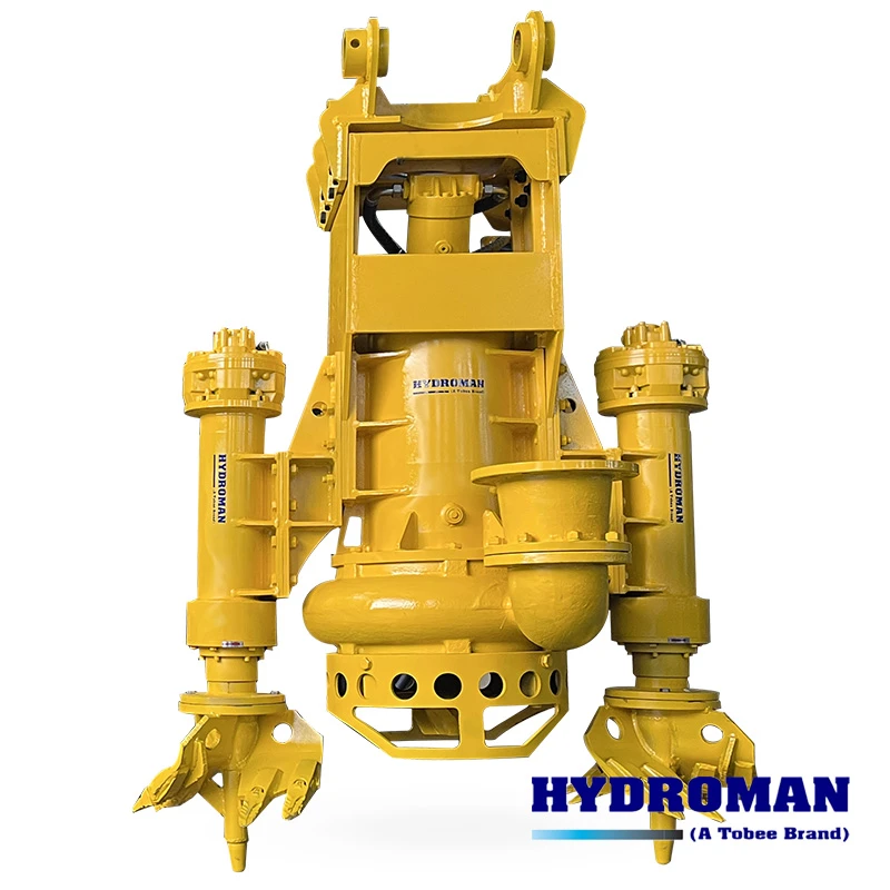 Hydraulic Excavator Driven Canal Dredging Submersible Pump