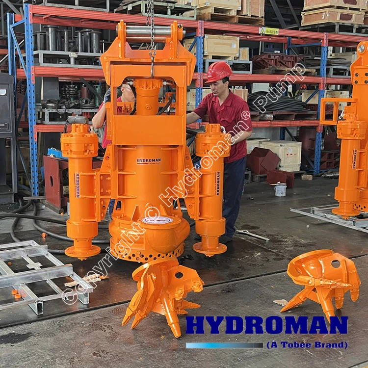 Excavator Mounted Hydraulic Dredging Pump Solution