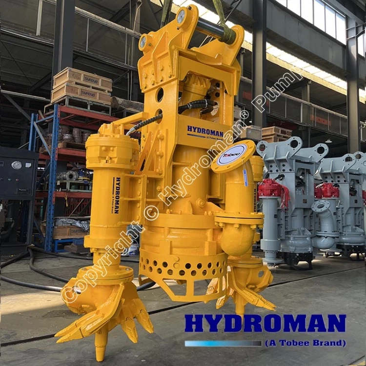 Heavy Duty Hydraulic Gravel Pump with Side Cutters