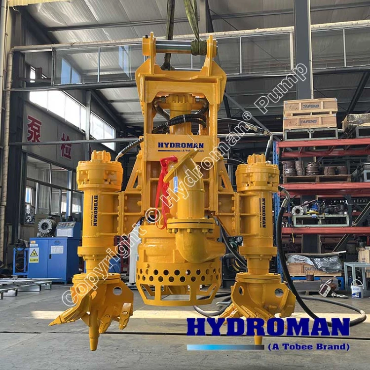 Submerged Hydraulic Pump for Gravel and Sediment Removal