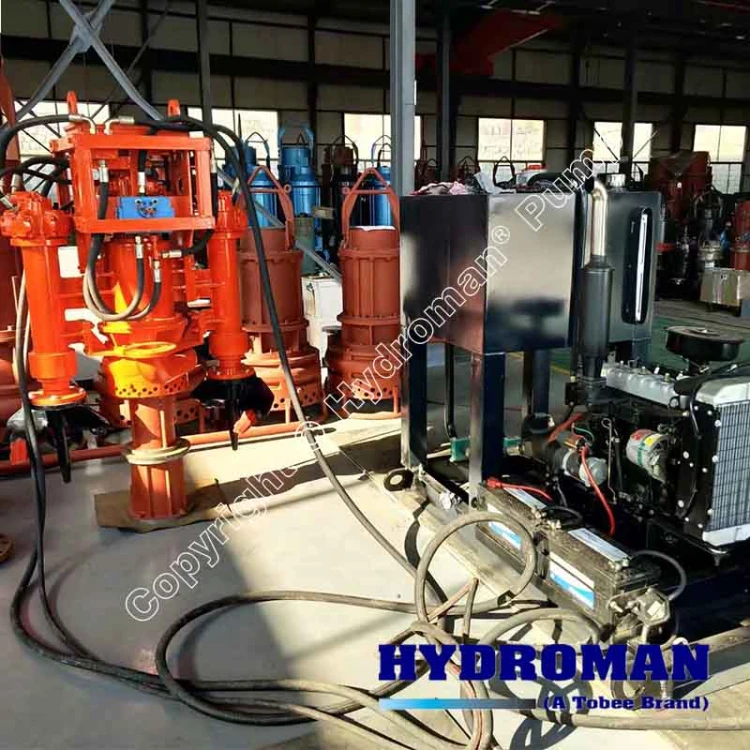 Diesel Driven Hydraulic Submersible Pump for Flooding