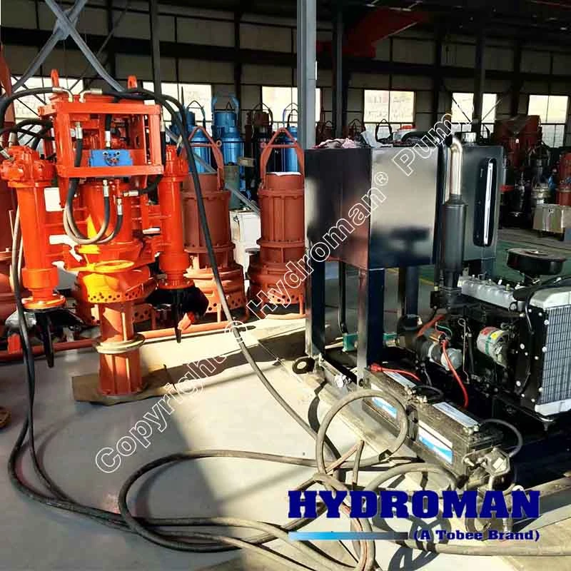Diesel Driven Hydraulic Submersible Pump for Flooding