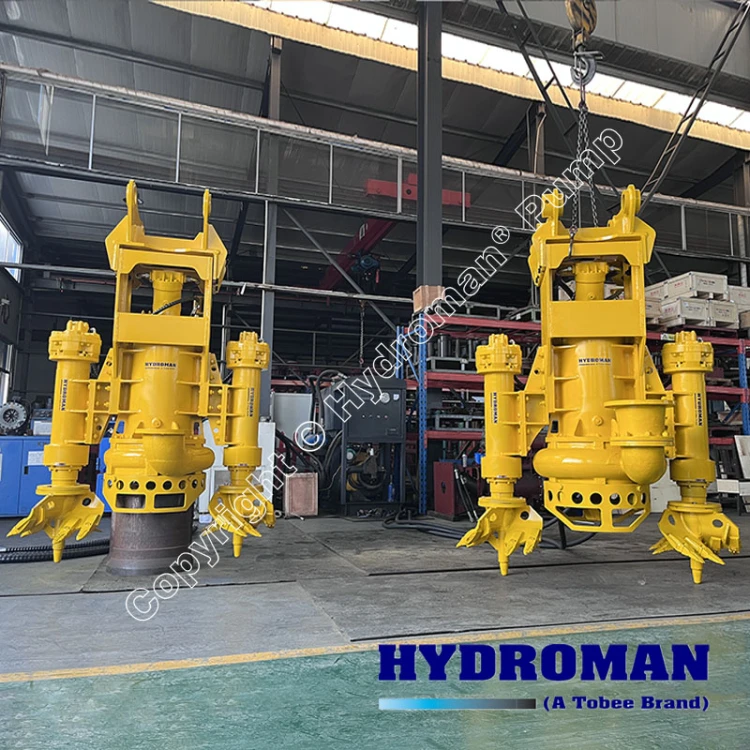 Excavator Driven Submersible Sludge Pump for Ponds