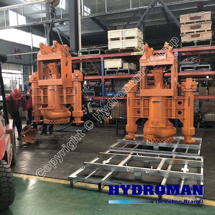 Vertical Submerged Dredge Pump for Thick Sludge Removal