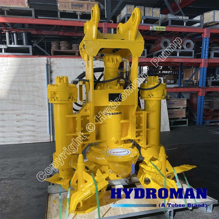 Vertical Excavator Mounted Pump with Cutterhead System