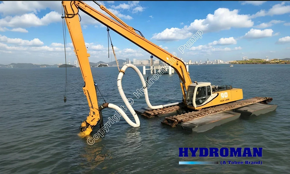 Hydroman Hydaulic Sand Dredged Pump  with Side Cutters