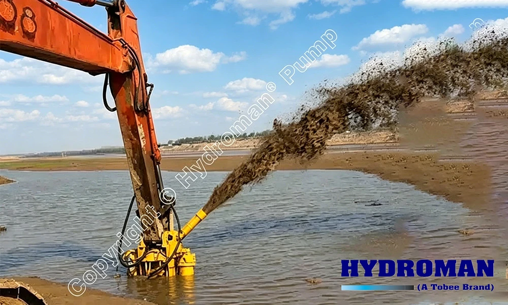 Hydraulic Slurry Dredge Pump Mounted on Excavator