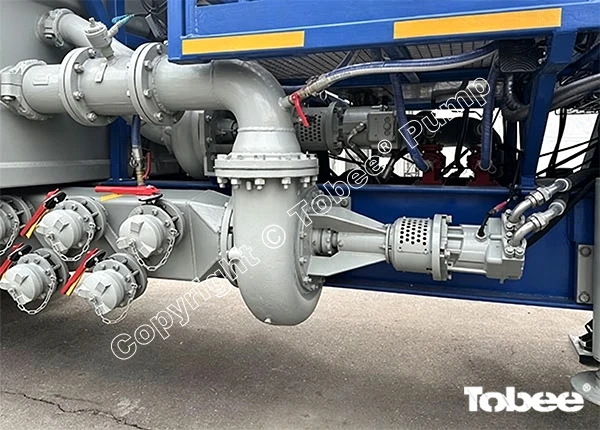 Sandmaste Hydraulic Pump on Frac Truck