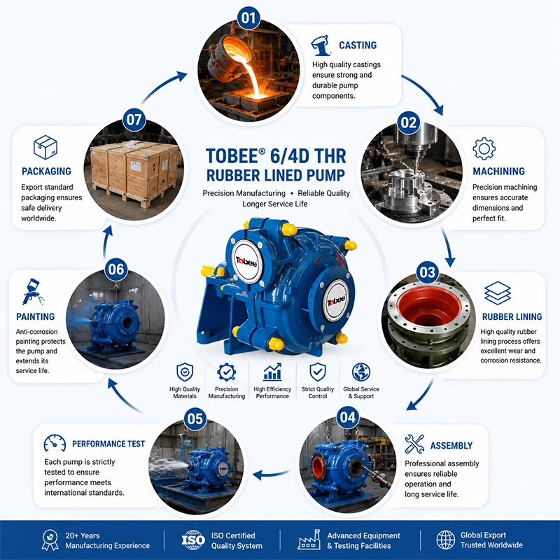 Tobee Rubber Lined Pump Manufacturing Process