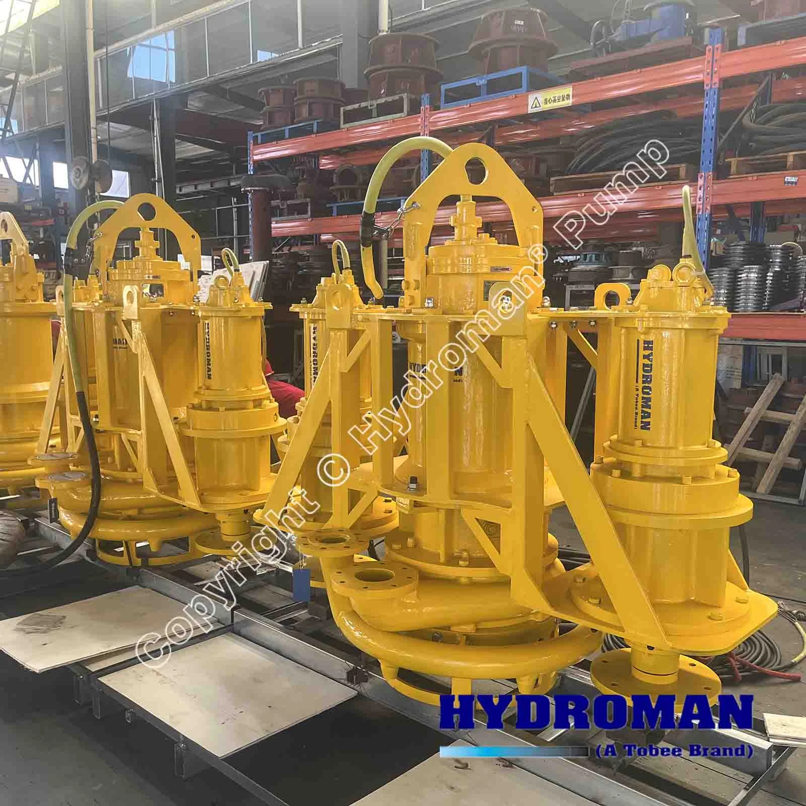 Hydroman® Electric Submersible Slurry Pump with Jet Ring and Side Agitators