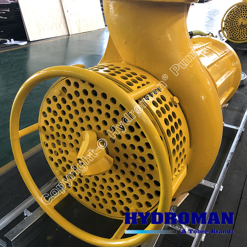 Underground coal mine submersible type mud pump