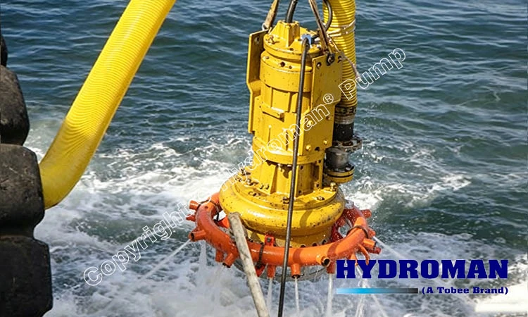 Submersible sewage sludge pump with water jet ring