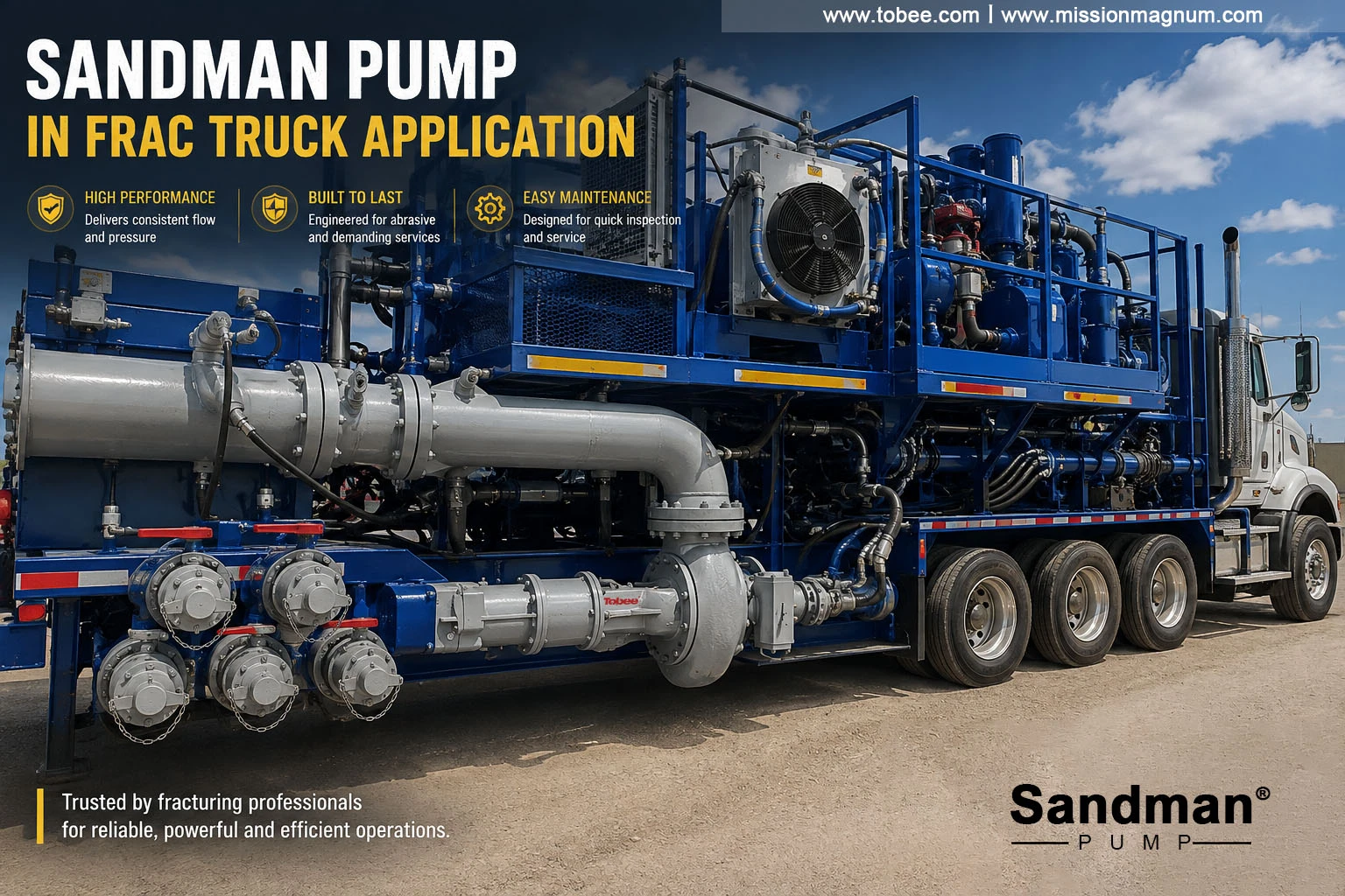 Sandmaster Pump Typical Application
