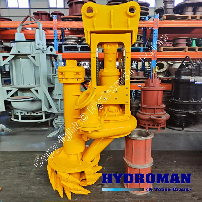 Hydraulic pump system with cutter head