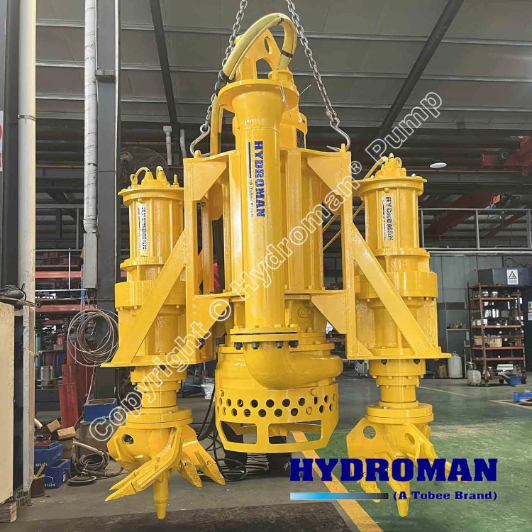 Submersible Dredge Pump with Stirring System for Compacted Mud