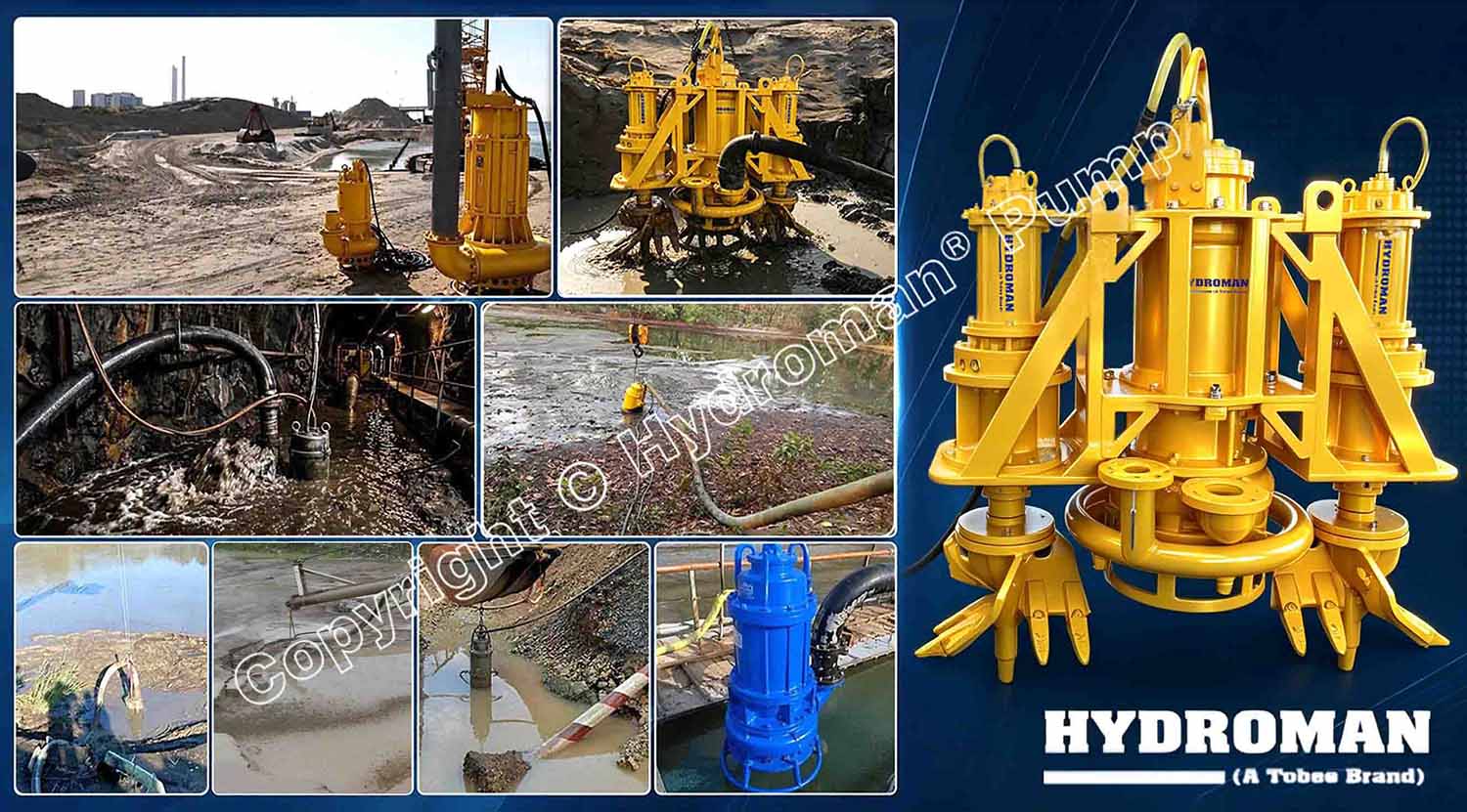  350TJQ280-50H8A Submersible Slurry Pump with Agitators Application