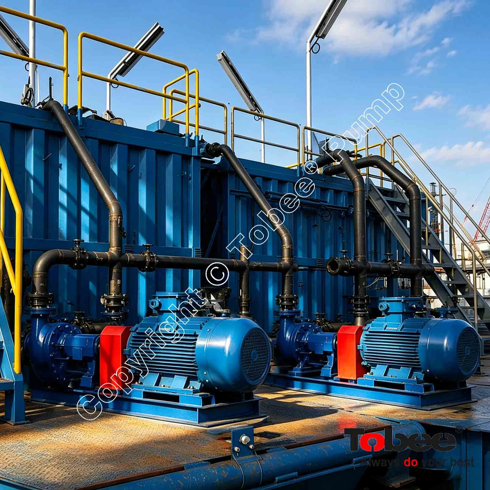 drilling mud tank pump