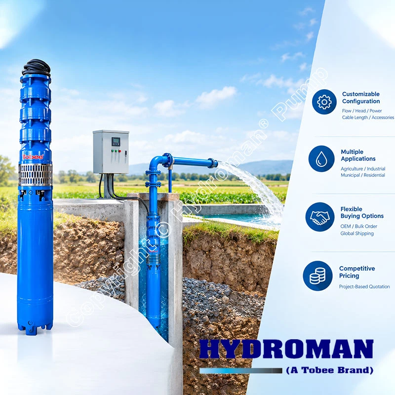 Hydroman Submersible Borehole Pump for Sale