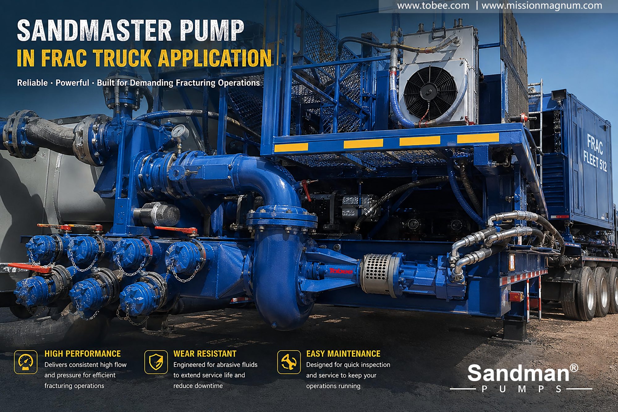 Mission Sandmaster 3x2x13 Drilling Pump