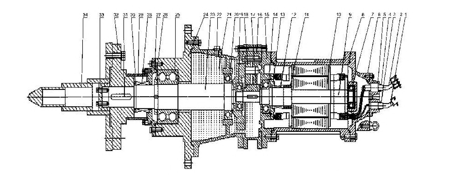 Hydroman Electric Centrifugal Trash Pump Mechanisms