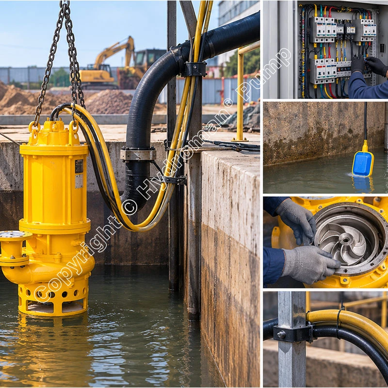 Single Stage Trash Pump Installation
